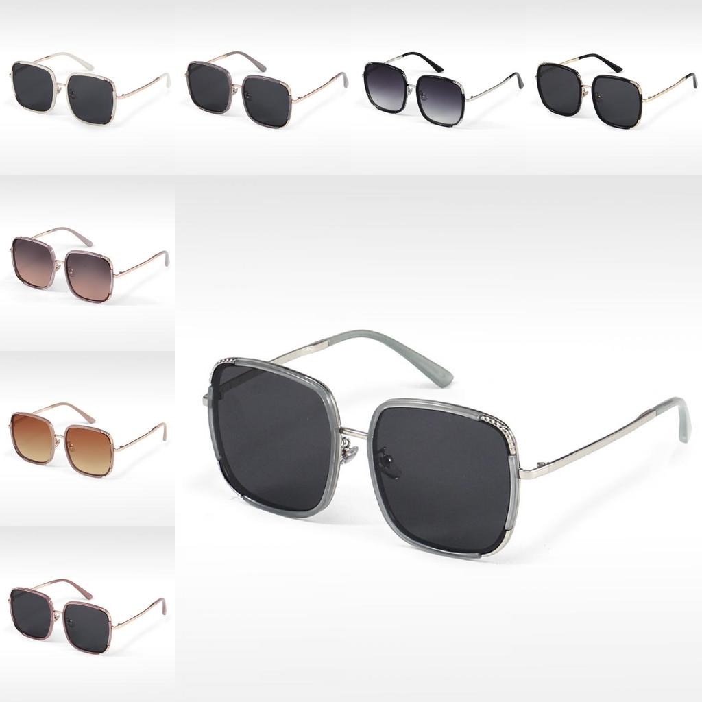 Oversized Nylon Nonpolarized Womens Fashion Sunglasses Uv Sun Protection