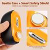 2 in 1 Electric Nail Clipper Rechargeable with LED Light Nail Trimmer Safety Quiet Automatic Nail Sharpener Nail Care Tool