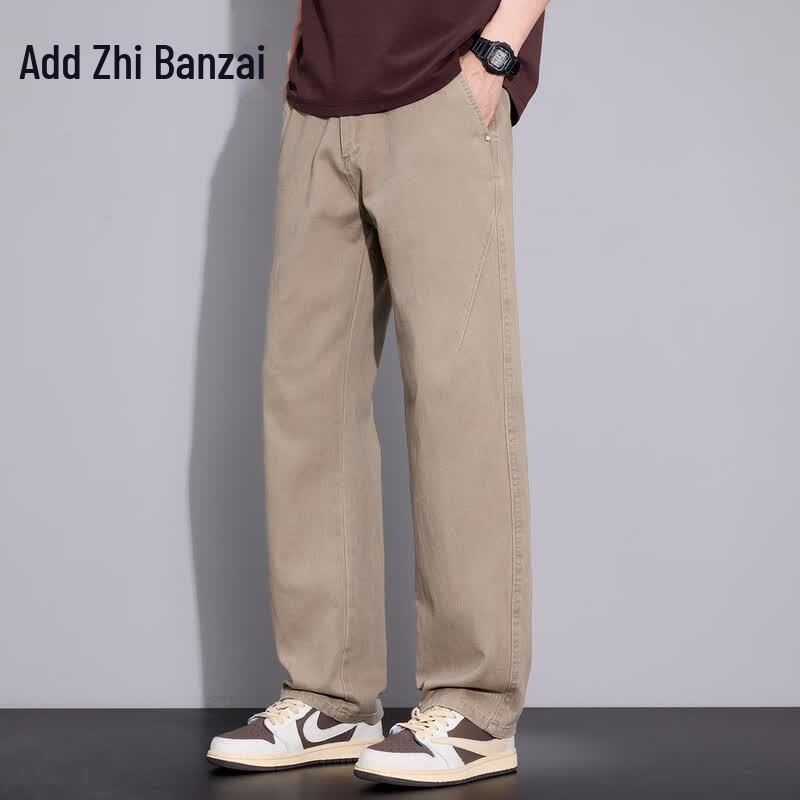Men s Zengzhi Casual Loose Straight-Leg Jeans L