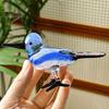 Glasvogel Geschenke für Liebhaber Handgeblasene Figuren, Bunte Mini-Statuen, Kunstkristall Sammlerstücke Tier-Ornamente Teetisch Bücherregal Zuhause