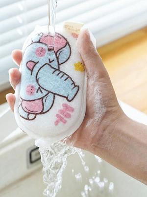 Baby-Badebürsten Schwamm Kinder-Scheuertuch Badeball Cartoon Neugeborenen-Schwamm Badetuch Baby-Pflegeartikel
