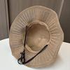 Fisherman Hat Three-Dimensional Flower Decoration Summer Sun Hat Hollow Crochet Large Brim Sun Protection Hat