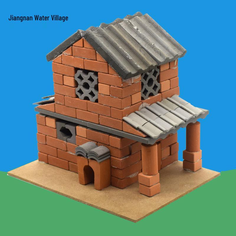 Little Bricklayer DIY Cement House Building Blocks - Educational Toy for Children