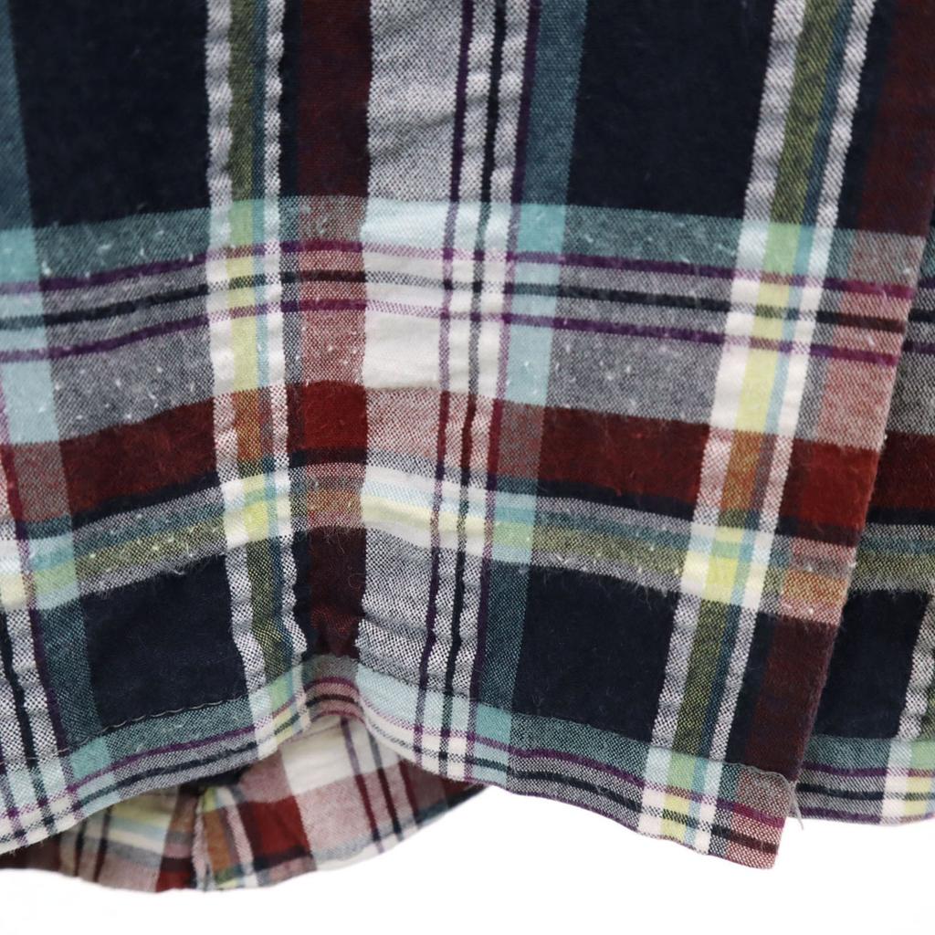 LOVELESS Check Pattern 7 minutes sleeve Seersucker tailored jacket 2 Men's Used