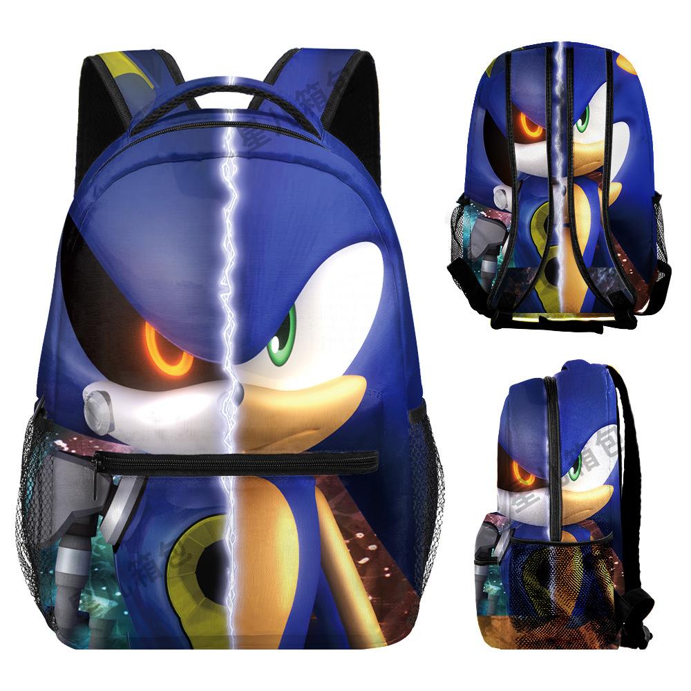 Source Backpack Sonic Primary And Secondary School School Bag Children'S Backpack Backpack Cartoon Bag