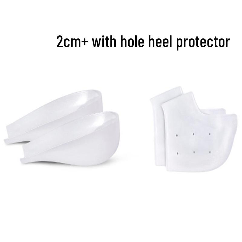 Silikon-Höhensteigernde Einlegesohle: Stoßdämpfendes, nicht vergilbendes Sport-Fersenpolster