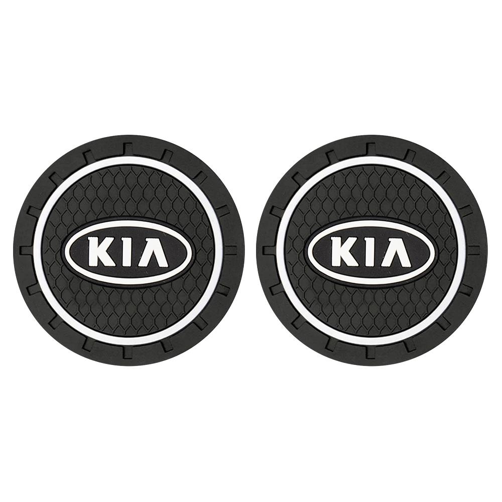 

2026 Горячая Наклейка на Автомобиль 2 Шт. Подставка под Чашку Автомобиля Силиконовая Прорезь для Стакана с Водой Нескользящий Коврик ПВХ Накладки для Kia Sportage Rio 3 Soul Picanto Cerato N