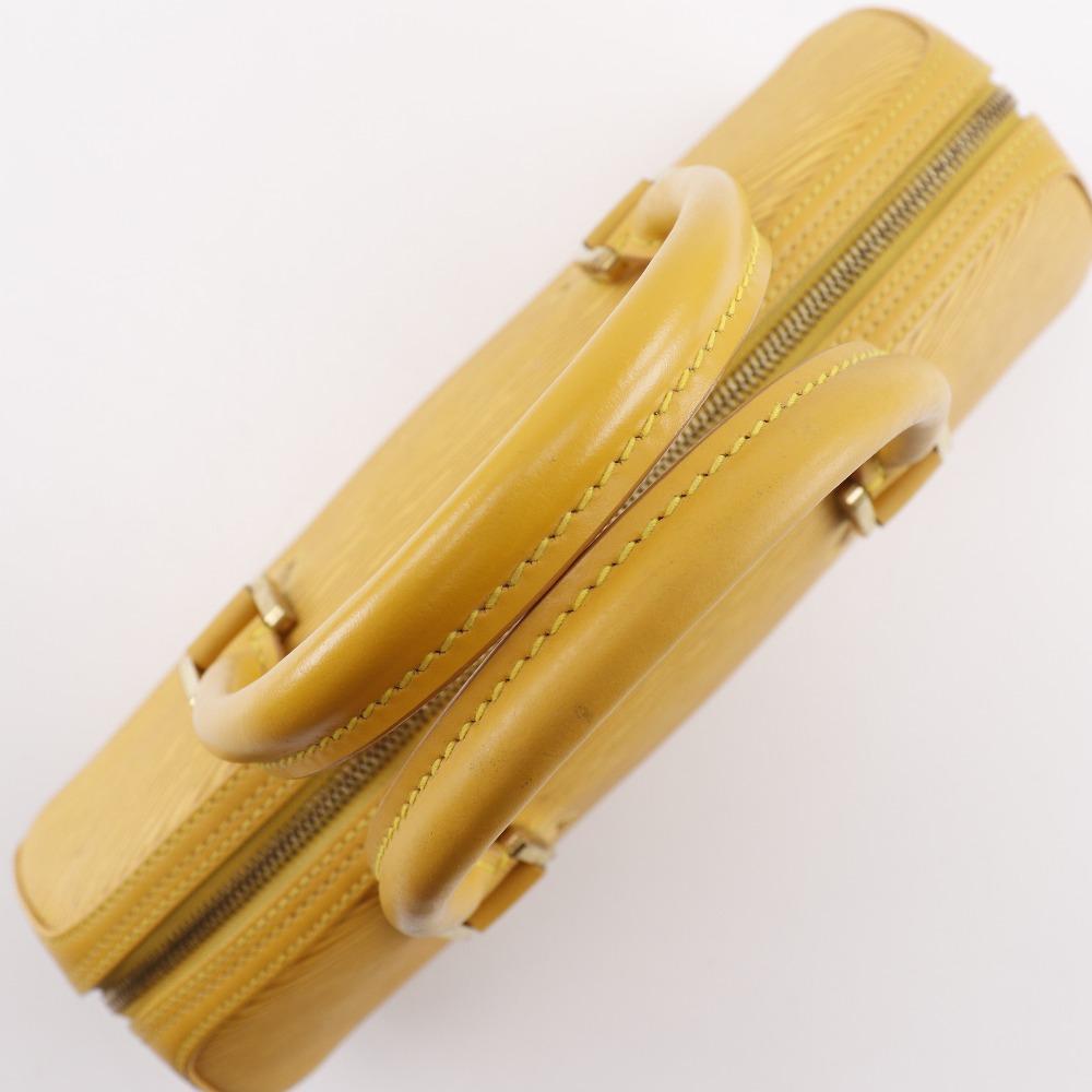 Louis Vuitton Jasmin Handbag M52089 Tassiri Yellow Yellow Epi Leather Women Used