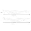 2 Pieces Car Stickers Decals Hood Stylish Accessories Easy to Install Decor for