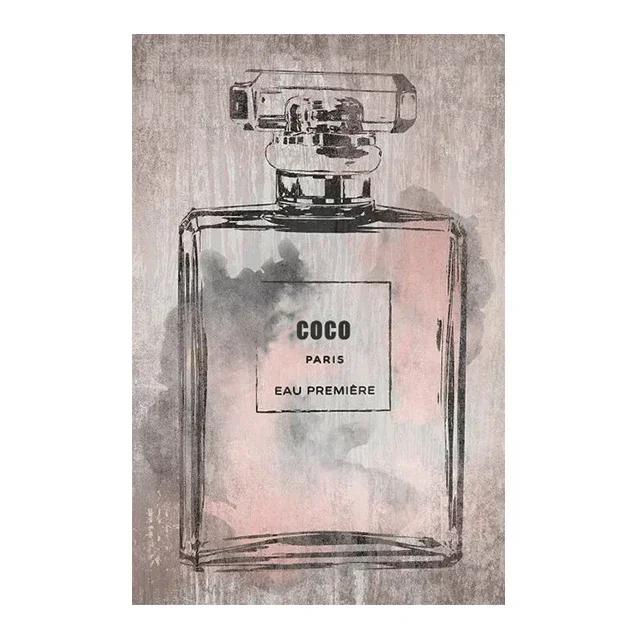Modern Fashion Aesthetics Wall Art Paris Luxury Perfume Bottle HD Oil On Canvas Poster Print Home Bedroom Decoration Gift