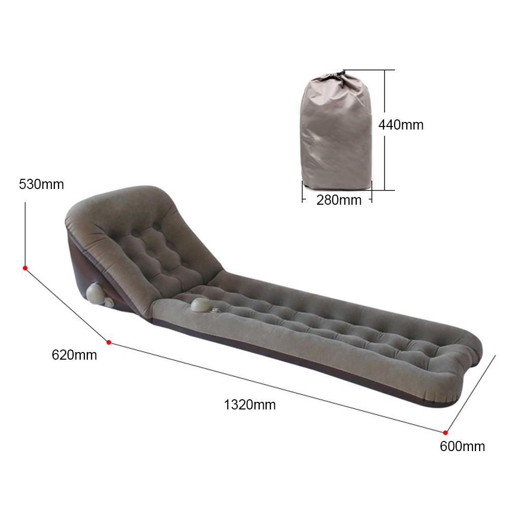 self inflating back rest