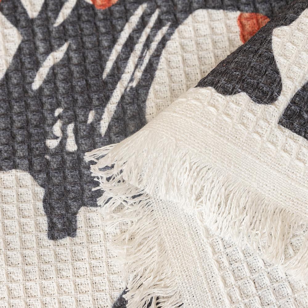 Китайский чехол для дивана с изображением цветущего дерева сливы — фото 6