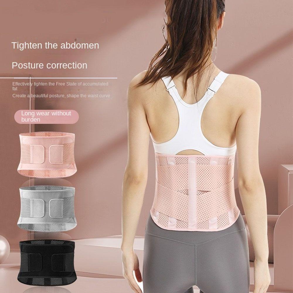 Adjustable Lumbar Support Belt Back Brace Abdominal Belt Fashion Training Sweat Belt Exercise