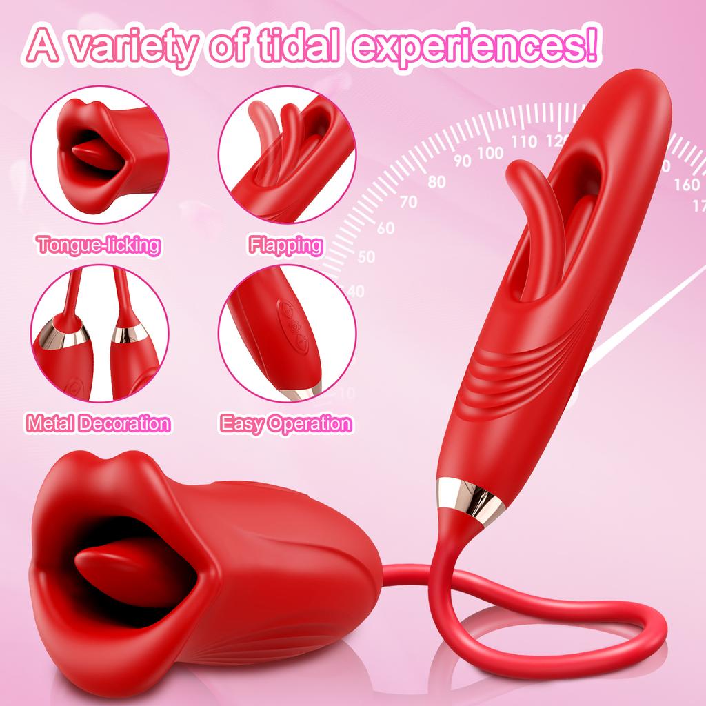 Penetration Vagina Vibrator Tongue Licking Nipple Stimulator Vibrator Massager Masturbation Tools Women Sex Toys Sex Machine