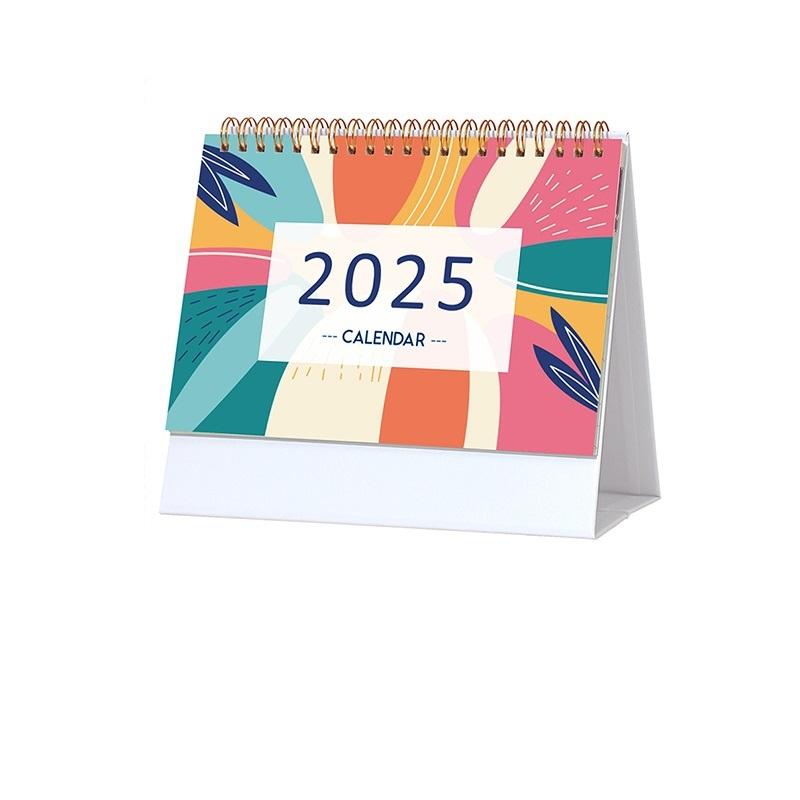 

2025 Настольный календарь Цветок / Позолота / Живопись Обложка Мульти Фестиваль Тема Планировщик Мемориал Настольные аксессуары