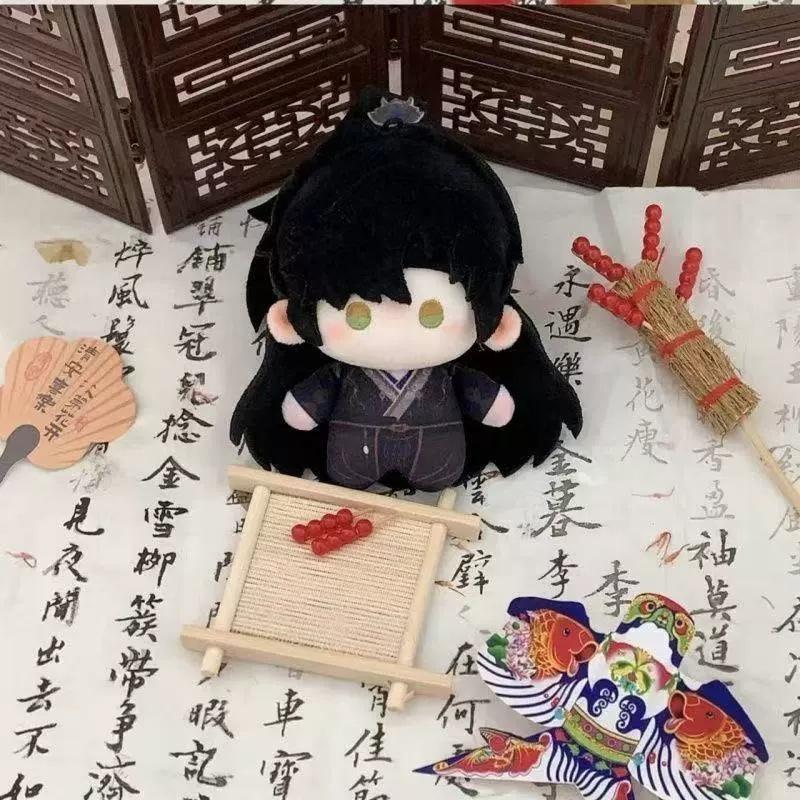 Ancient Hanfu Game Love&Deepspace Doll Keychain Sylus Caleb Rafayel Zayne Xavier Plush Keychains Cartoon Figure Doll Fans Gifts