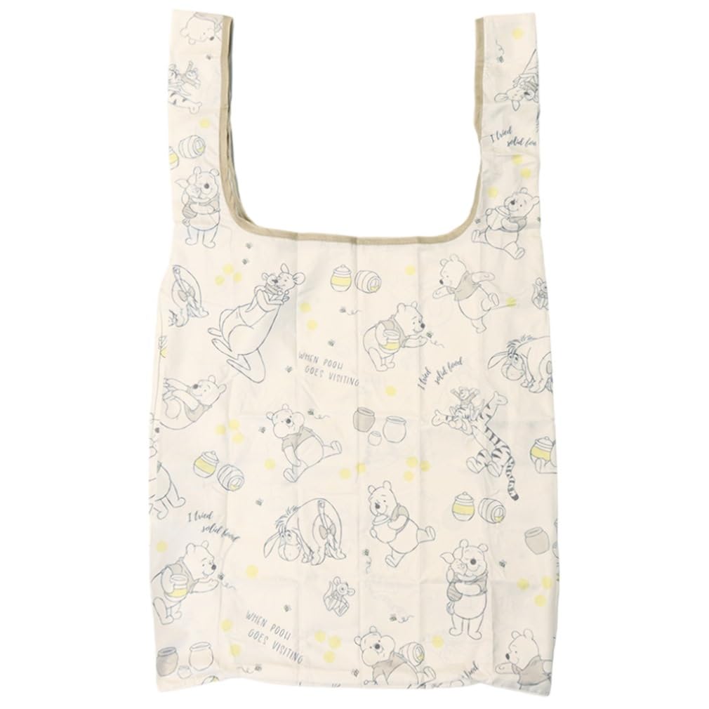 Disney Eco Bag with Winnie the S2322838 SUN-STAR Carabiner, Pooh,