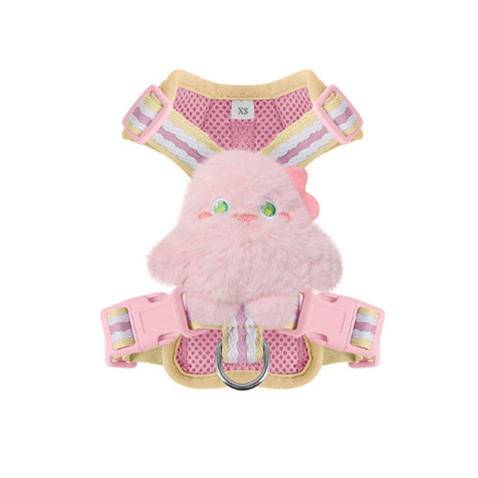 

Cute Dog Vest, Summer I-Shaped Walking , Chest & Back Support, with Dog Dopamine Toy for XS