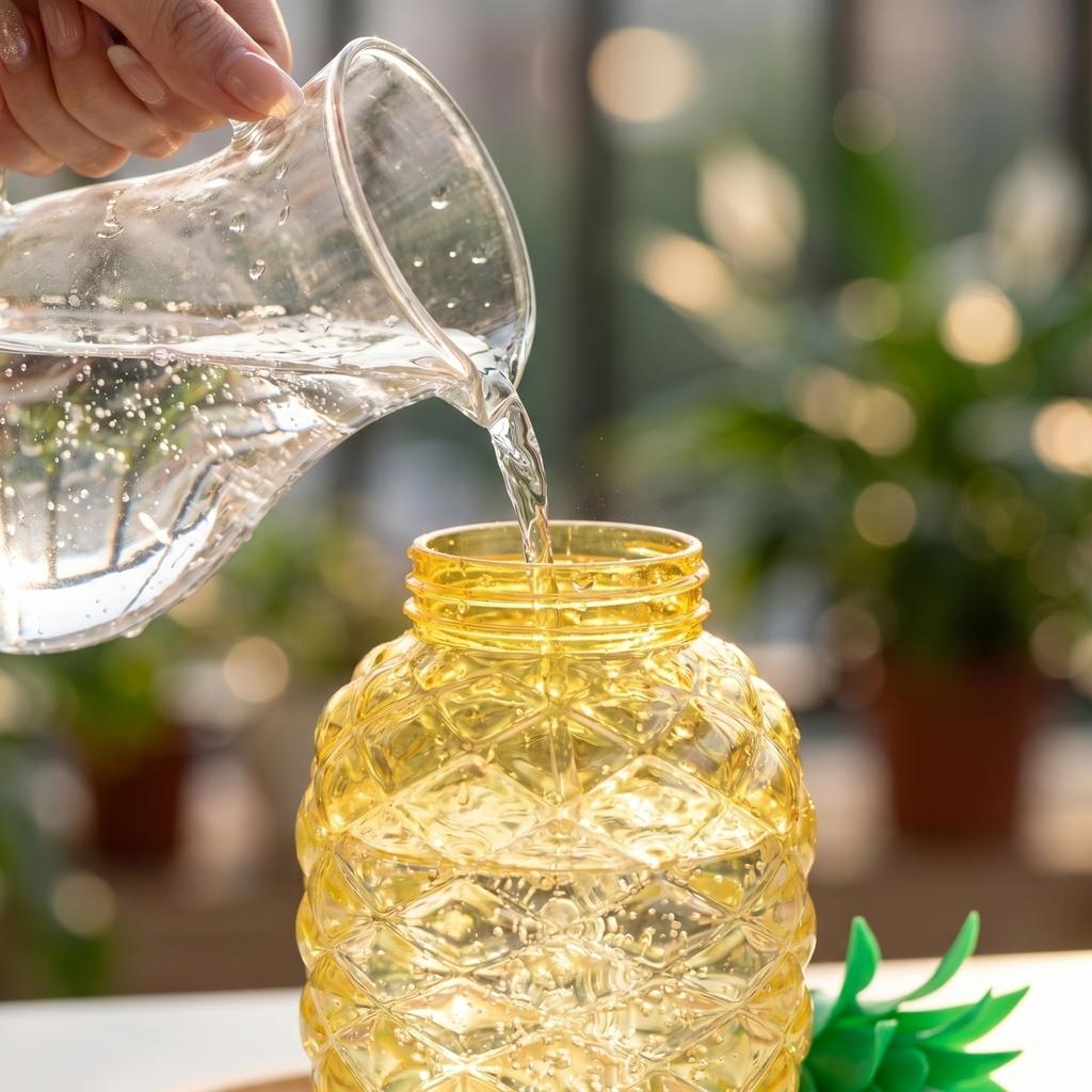 Cartoon Pineapple Cup Creative Fruit Shape Drinking Cup for Home