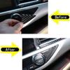 For Toyota Highlander 2014- Real Carbon Fiber Console AC Switch Cover Trim