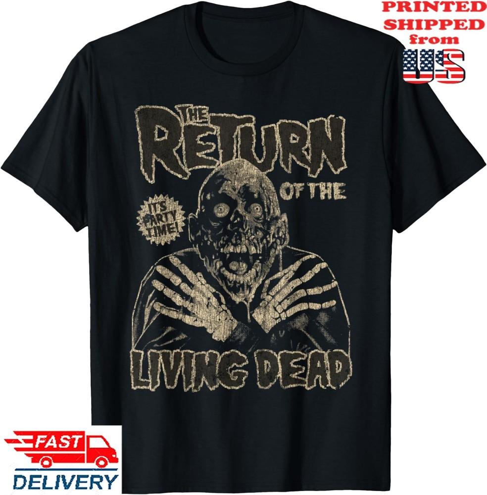 Vintage Powrót Żywych Trupów Film Halloween Koszulka, Unisex Koszulka Unisex