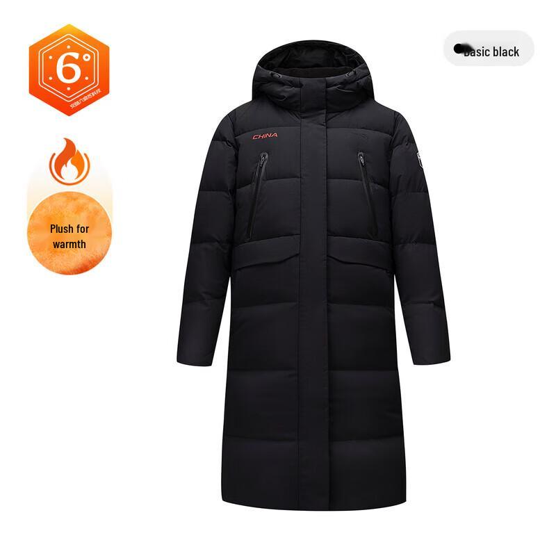 ANTA Women s Ice Armor Water-Repellent Hooded Puffer Jacket 3XL