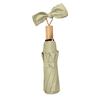Solid Color Sunscreen Umbrella Wooden Handle Folding Sun Umbrella Rain Umbrella  Outdoor