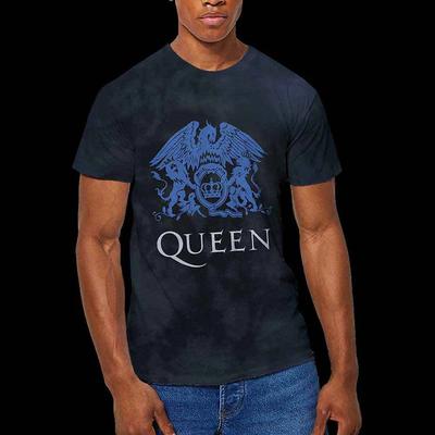 Queen Blue Crest Autorisé T-shirt Hommes