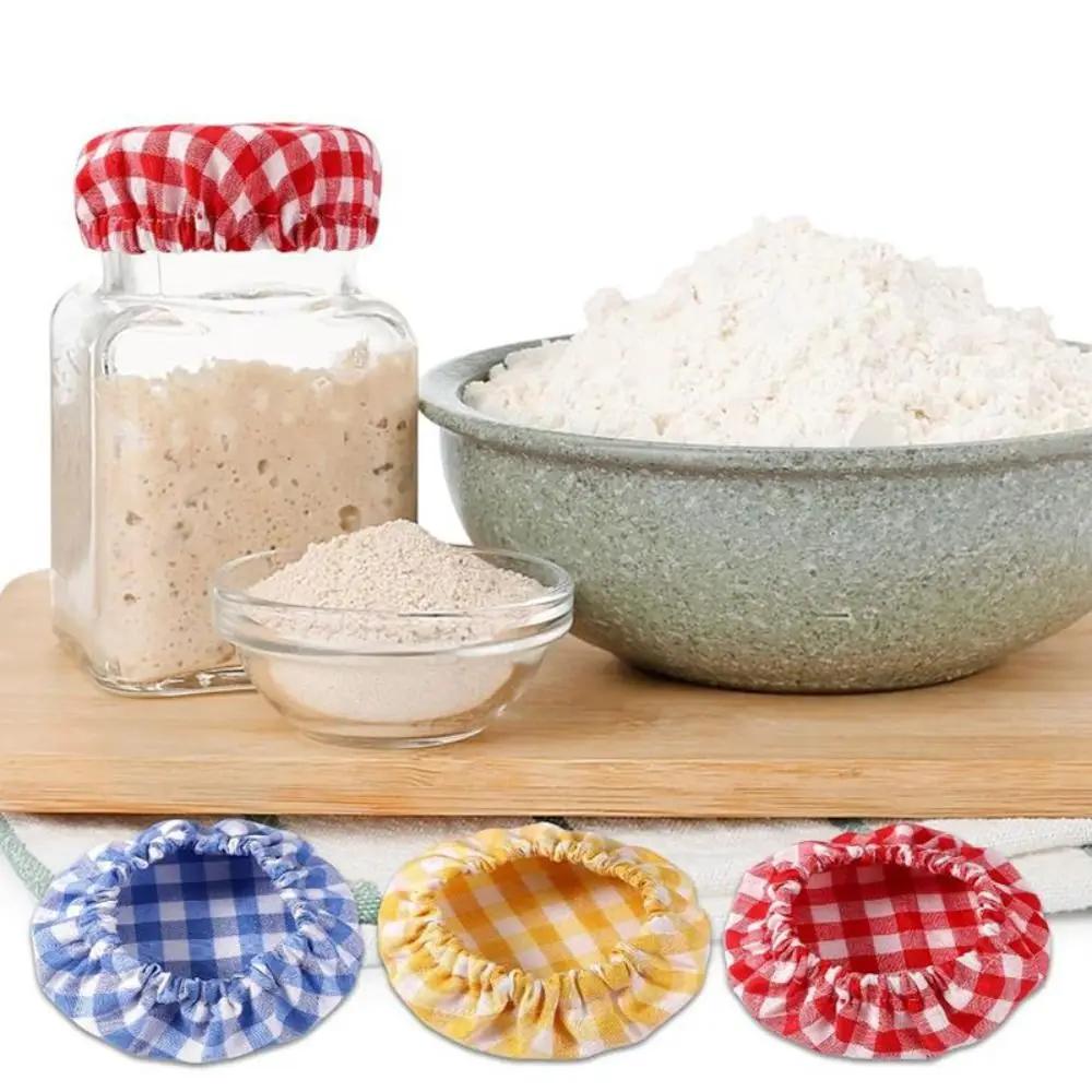1PC Cotton Cloth Fermentation Bottle Cover Reusable Portable Fermentation Cheese Fabric Lids Multifunction Dust Cover
