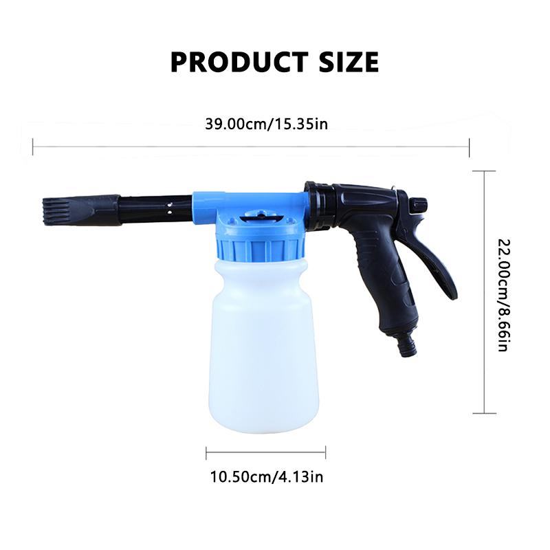 SEAMETAL Bilskum Vannpistol Sprayboks Håndluftpumpe Sprayflaske Med Slange Pluggkobling For Hage Rengjøring Sprøyte Kannevanning