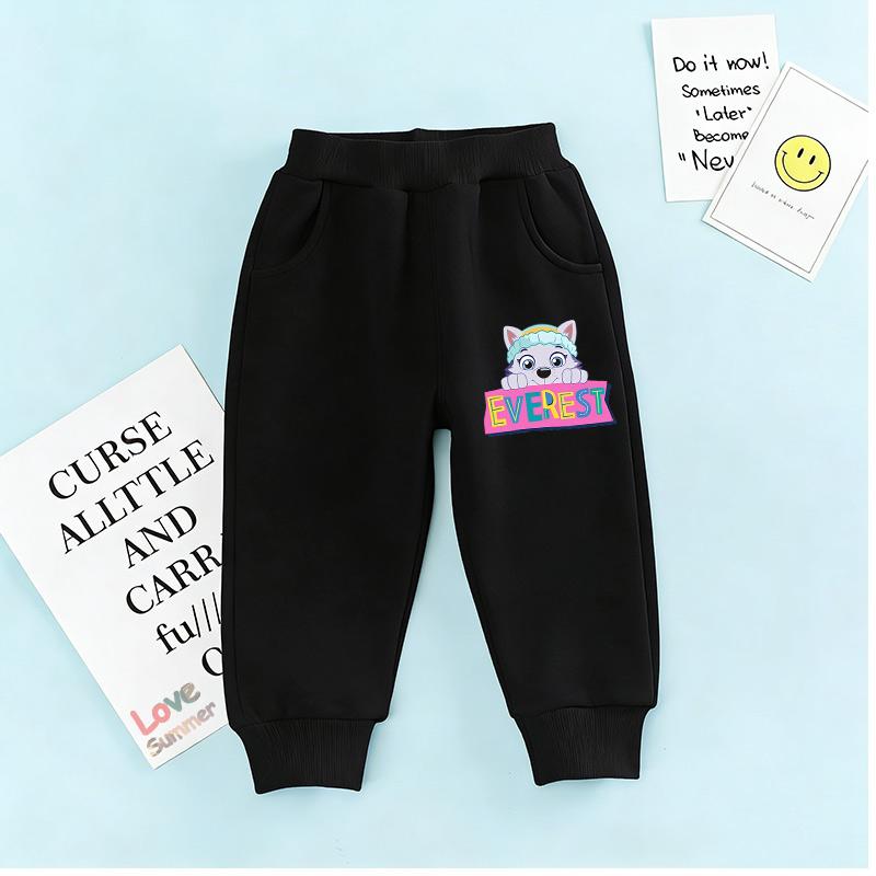 Skye Everest Girls Trousers Paw Patrol Casual New Little Girls Sweatpants Print for Girls Casual Sports Long Pants Outdoor Warm Long Pants,for Outdoor