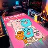 Gumball Kobercový kobereček do obývacího pokoje, ložnice, domácí dekorace pohovky, protiskluzová podložka na hraní pro děti