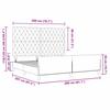 Boxspring Bed with Headboard Pink 200 x 200 cm Velvet