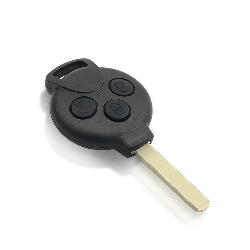 KEYYOU For Mercedes Benz Smart Smart Fortwo 451 2007 2008 2009 2010 2011 2012 2013 3 Buttons ID46 Chip 433Mhz Remote Car Key