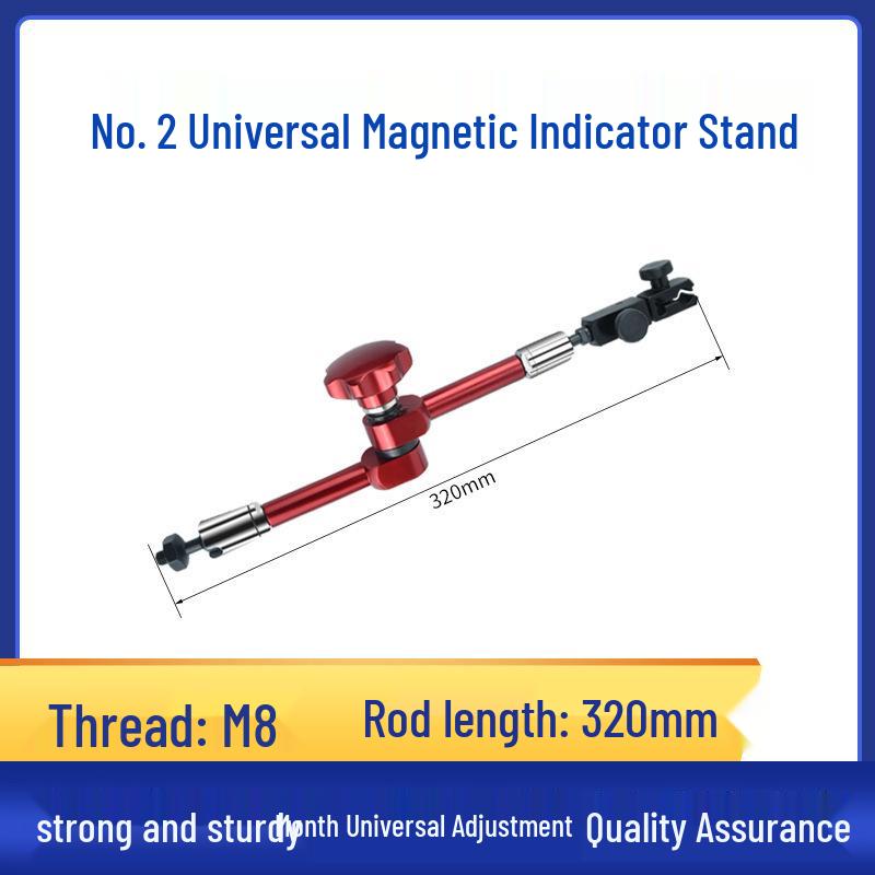 Universal Magnetic Dial Indicator Holder with Fine Adjustment Lever