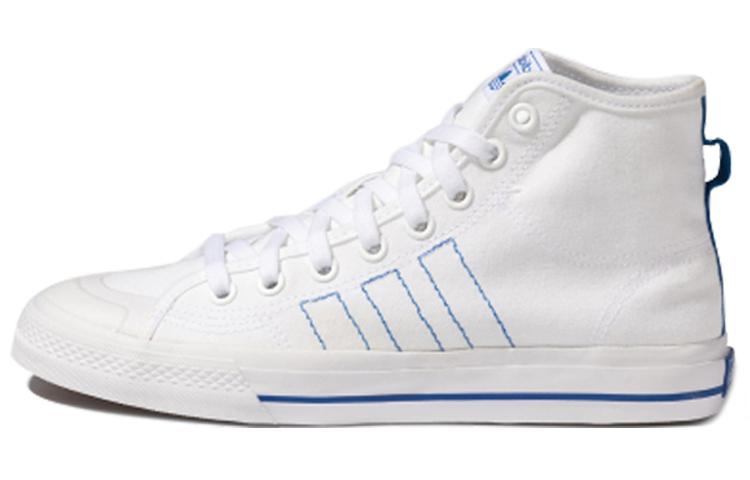 Adidas Nizza Hi Rf  White Black  FY3092 35⅔