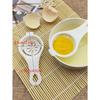 1pc PP Egg Separator, Simple White Long Handle Egg Yolk White Separator Tool For Kitchen
