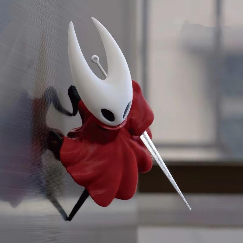 Hot Hollow Knight Hornet Silksong Makoto Koji Game Refrigerator Magnet Action Figurines Model Kit Desktop Ornament Decor Lovely Gifts