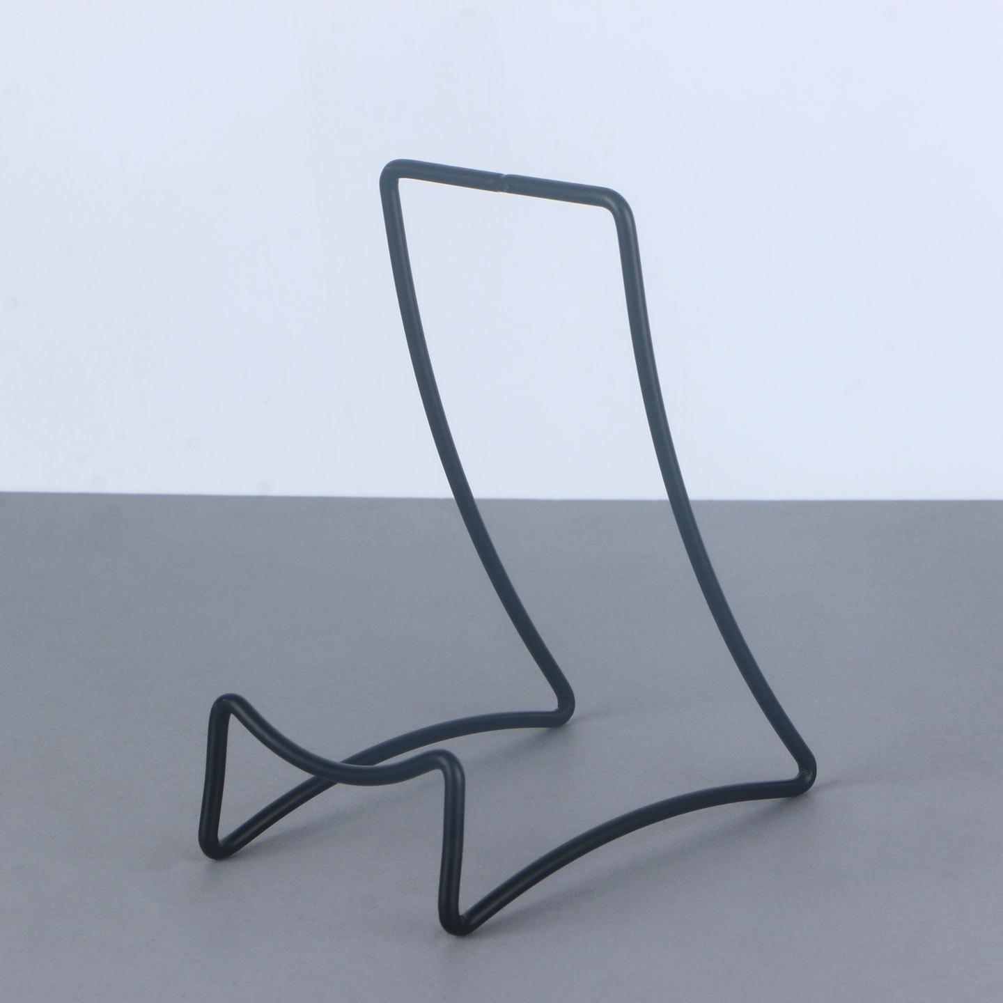 

Modern Metal Dish & Plate Stand - Simple Bowl, Tea, Cake Display & Kitchen Draining Rack.
