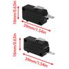 Microwave Door Switch Replacement Parts frigidaire Microwave Parts Microwave Switch 16A125VAC KW3AT-16 2 Normally Open and 2 Normally Closed -4pcs