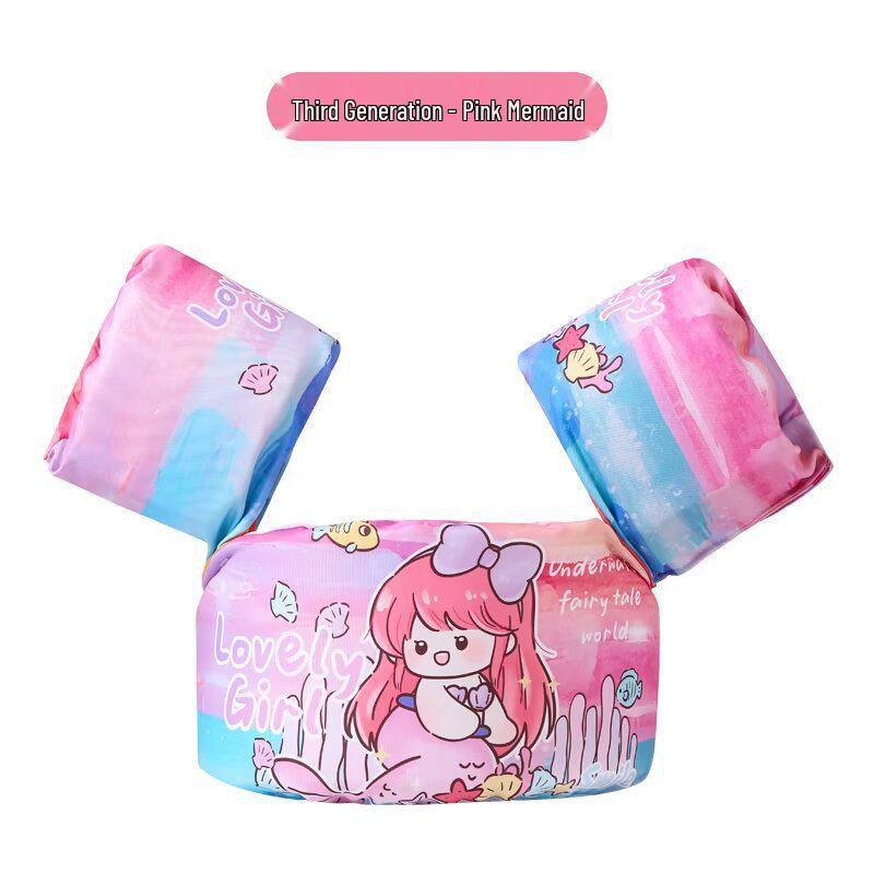 Cartoon Kids' Swimsuit & Water Play Gear: Armbands, Floats, Swim Rings, Life Jackets, Water Sleeves, Buoyancy Vests.