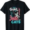 Jesus Christ Believer Cat Lover Faith Christian Jesus & Cats T-Shirt