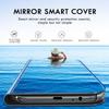 Do Samsung A 51 71 etui inteligentne lusterko z klapką etui do Samsung Galaxy A51 A71 A41 A31 A21 A21S A11 A01 2020 A50 A70 A30 S20 S10 S9 stojak książka Coque