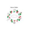 Christmas Colorful Beads Multi Element Pendant Bracelets For Women Santa Claus Snowflake Tree Bracelet Party Jewelry