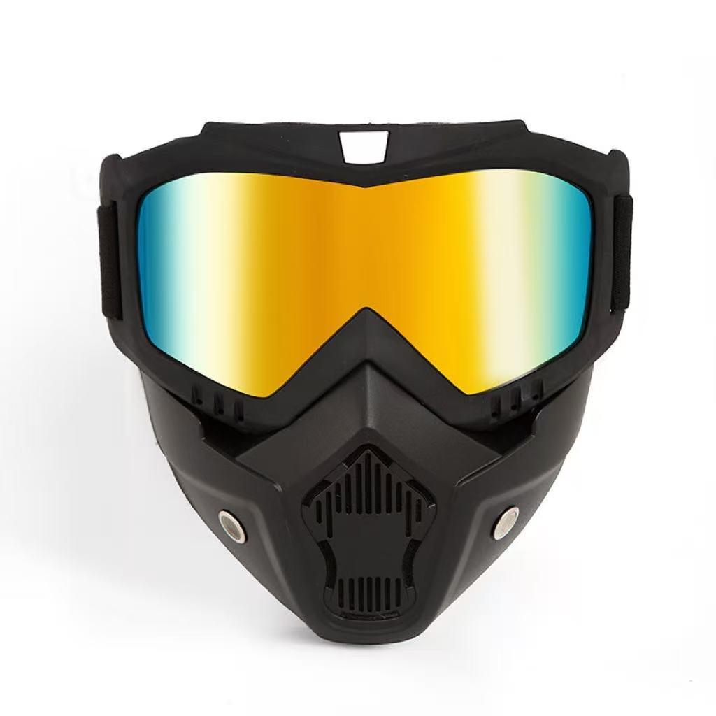 Retro Harley Goggles with One-Piece Mask - 2025 Off-Road Riding Glasses Available