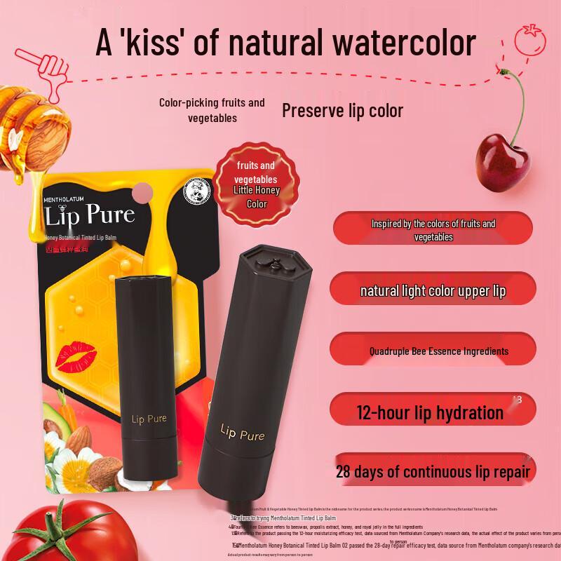 

Mentholatum Honey Plant Extract Lip Balm