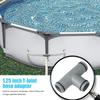 Poolschlauchverbinder 32mm T-förmig Schwimmbadfilterpumpe Rohrverbindung Poolzubehör Universal Pool 1,25 Zoll Schlauchverbinder