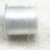 1 Rolle 0,2-0,8mm Transparent Dehnungsfrei Angelschnur Draht Nylon Schnur Perlenband Faden Zubehör DIY Schmuck Zubehör