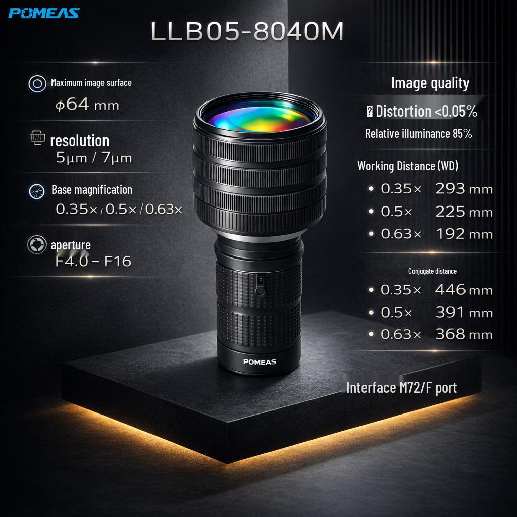 

8K High-Resolution 80mm F4 Aperture Line Scan Lens for 7um Industrial Inspection Camera (M42) Customized
