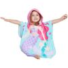 100% Cotton Hooded Towel for Toddlers 2-6 Years Boys Girls Kids Bath Pool Beach Towel Soft Absorbent Beach Poncho Little Mermaid